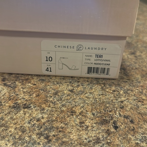 Chinese Laundry Teri Sandal Nude Block Heel Womens Size 10 - Picture 7 of 11